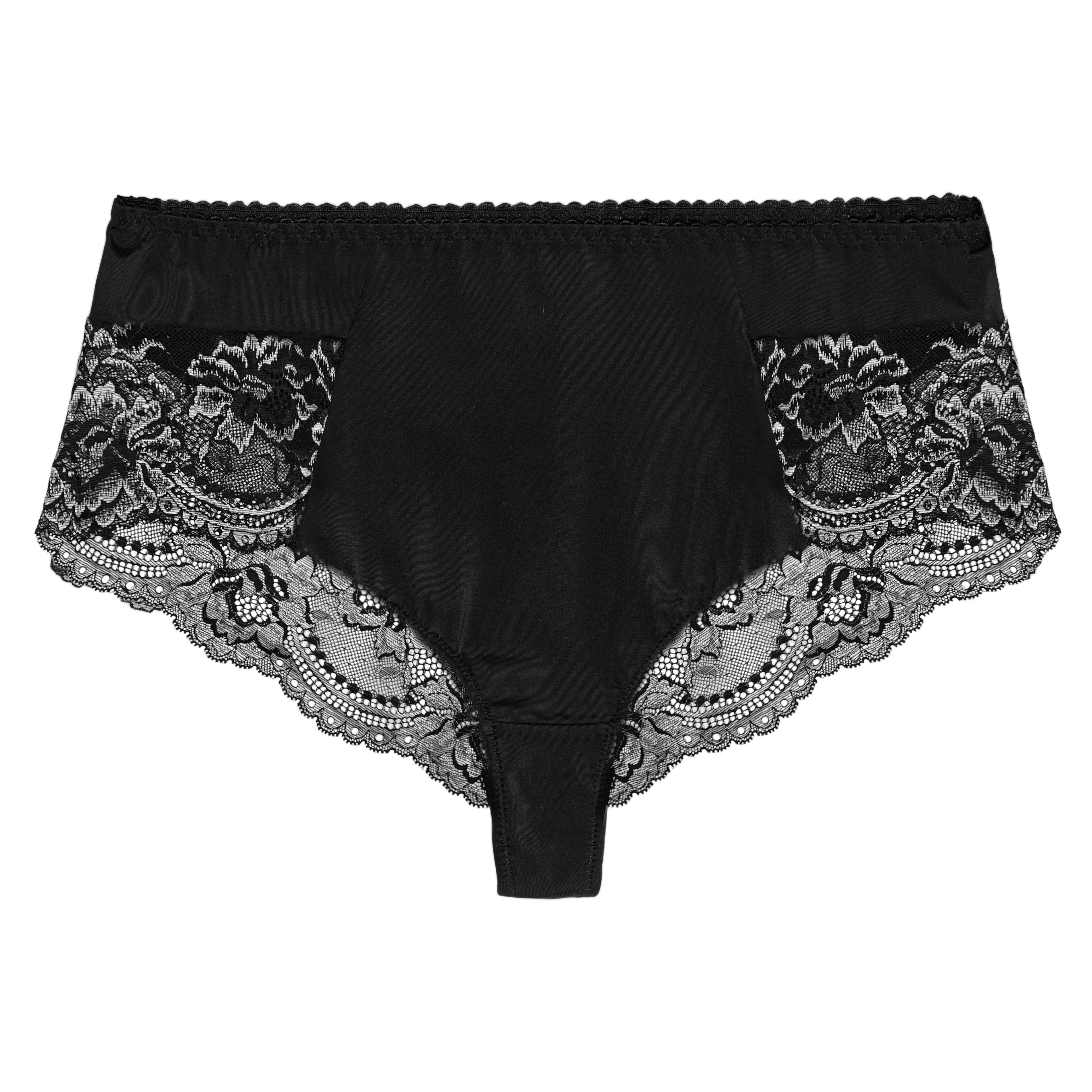 Silver Night Luxury Thong Black/Silver