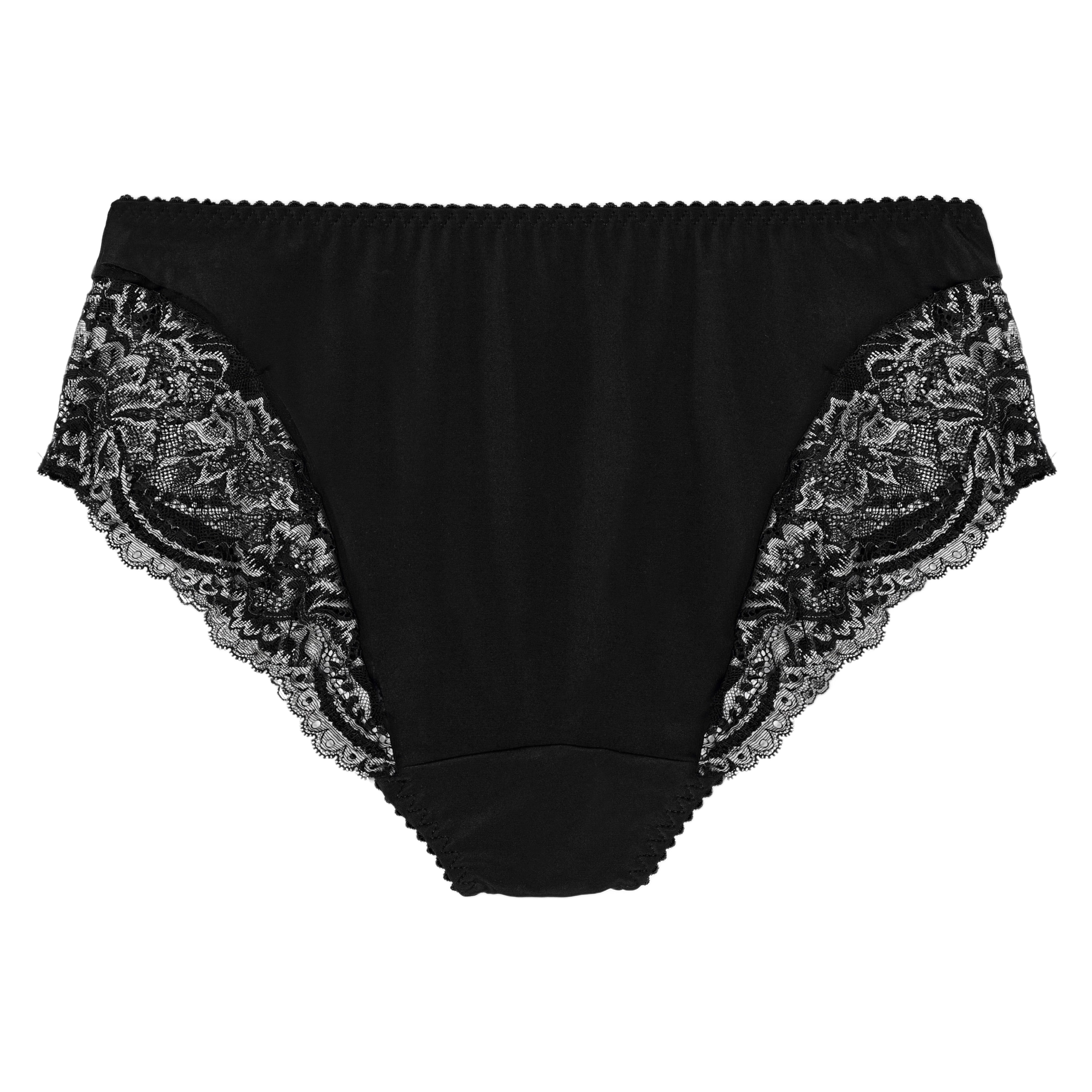 Silver Night Full Briefs Black/Silver